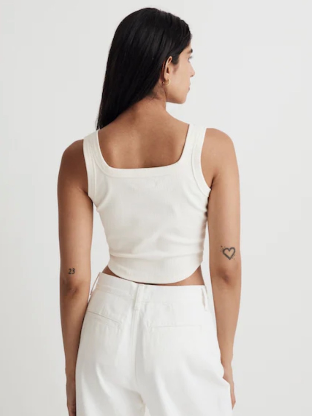 Madewell Sleekhold Crop Tank - Picture 3 of 7